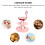 Δίσκος επιδορπίων 3 επιπέδων Flamingo Cupcake Stand για διακόσμηση γάμου και πάρτι 7