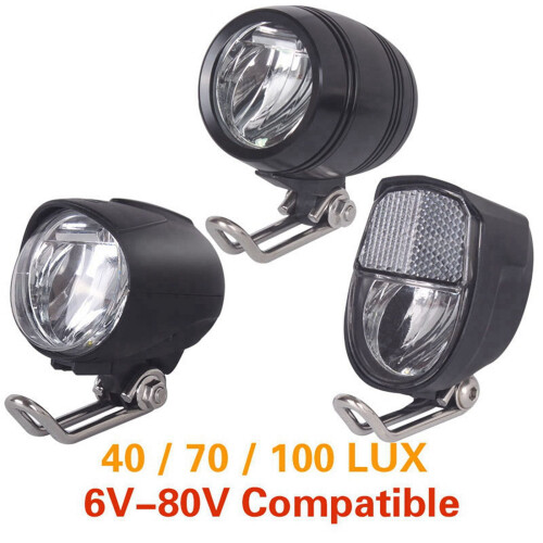 4X6V-80V24V36V48V60V Συμβατό με όλους τους τύπους ποδηλάτου3W100LUX Ηλεκτρικό ποδήλατο 2