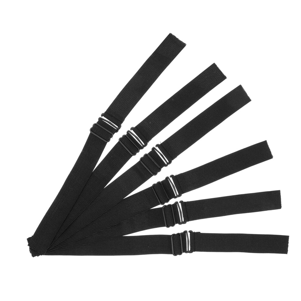 Unisex Adjustable Elastic Wig Grip Bands 6Pcs For Lace Front Wigs, Secure Fit And Breathable Comfort