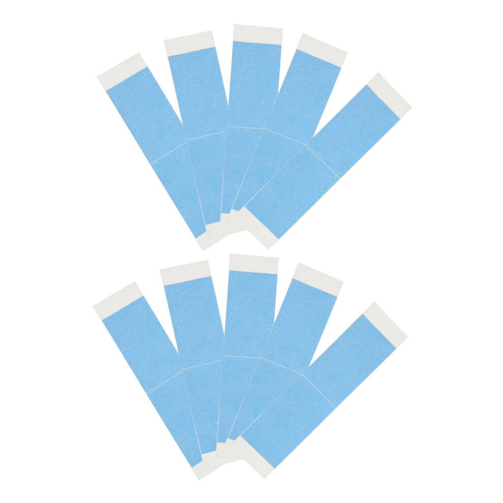 Unisex 10Pcs Doublesided Lace Front Wig Tape For Hair Extensions And Toupees, Reusable Sweatproof Adhesive