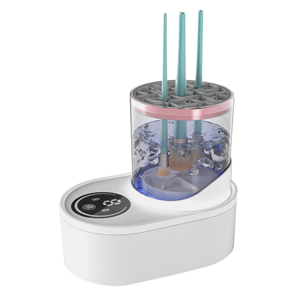 Electric Makeup Brush Cleaner with Automatic Spin Dry, Fits All Brush Sizes for Easy Deep Cleaning