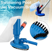 Portable Cleaner Brush for Swimming Pool Spa Pond Fountain Vacuum Cleaning Tool Kit