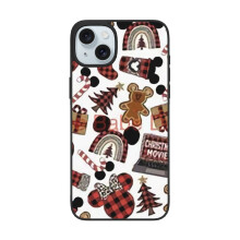 Mickey Mouse kompatibelt med iPhone 15 telefoncover, stødsikkert telefoncover med PC + TPU til dobbelt kamera kompatibelt med iPhone 15Plus