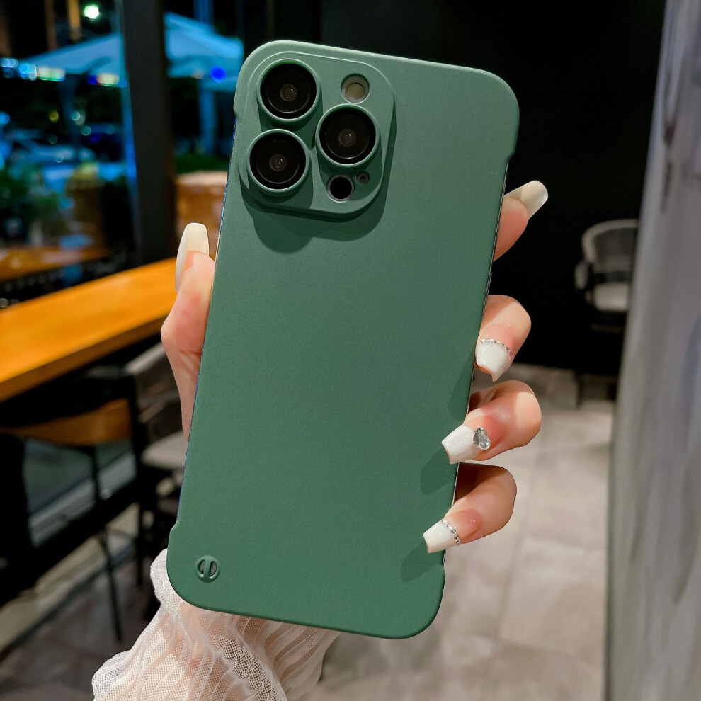Phone Case Frosted Borderless For Compatible With Apple 14, Iphone 13 With Lens Film, Anti-Fingerprint, Protective Case 9482828445729