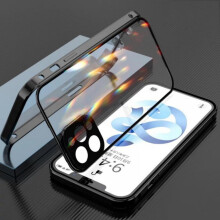 Krystalklart cover kompatibelt med iPhone 13/13Pro/13Pro Max, robust cover til hele kroppen med indbygget berøringsfølsom ridsefasthed