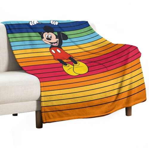Κουβέρτα Mickey εξαιρετικά μαλακή φανέλα βελούδινη, εξαιρετικά χνουδωτή ζεστή,
