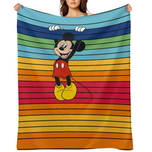 Κουβέρτα Mickey εξαιρετικά μαλακή φανέλα βελούδινη, εξαιρετικά χνουδωτή ζεστή, 1