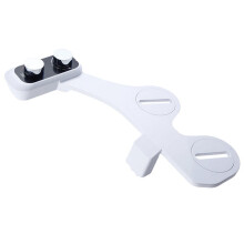 Bidet Attachment Ultra-Slim Toilet Double Nozzle Spiral 3/8