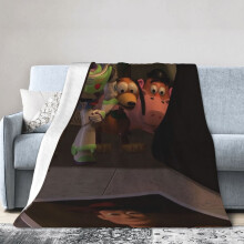 Toy Story hotel deken, anime deken voor op bed, bankdeken, ultrazachte fleece deken voor slaapkamer en woonkamer, 60x50 inch