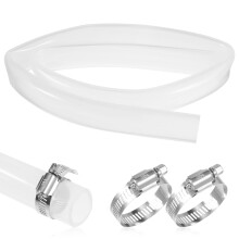 Silicone Tube Water Hose Tubing Food Grade Multifunction Clamp: Stainless Steel Tube: Pvc