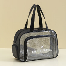 Avtoify strand- en reistassen, transparante PVC natte/droge wastas, cosmetische tas, strandtas met grote capaciteit
