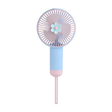 Ventilador pequeño de mano inteligente Yonrjhukm, transparente, con forma de flor pequeña, carga USB, regalo para estudiantes, ventilador pequeño
