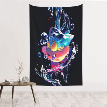 Arazzo da parete delle Powerpuff Girls, in poliestere impermeabile, ideale per camera da letto, soggiorno, dormitorio, bagno, regalo di compleanno,