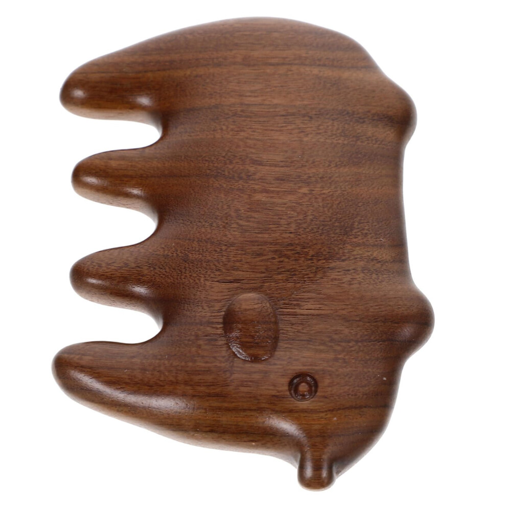 Wooden Detangling Comb Wide Tooth Static Hair Comb for Smooth Scalp Massage and Styling