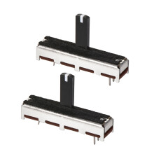 UXCELL 2 stuks B50K Ohm enkelkanaals fader variabele weerstanden mixer 35mm rechte schuifpotentiometer