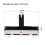 UXCELL 2 Stück B50K Ohm Einkanal-Fader-Variable Widerstände Mixer 35mm Gerades Schiebepotentiometer 5