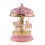 Ευρωπαϊκό Vintage Carousel Music Box Παιχνίδι Περιστρεφόμενο Λαμπερό Carousel Άλογο Ηλεκτρονικό 8
