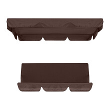 Tapis de bienvenue Begine Liquidation, ensemble de housse de rechange pour balancelle de terrasse 210D compatible avec le kit de tapis + housse marron