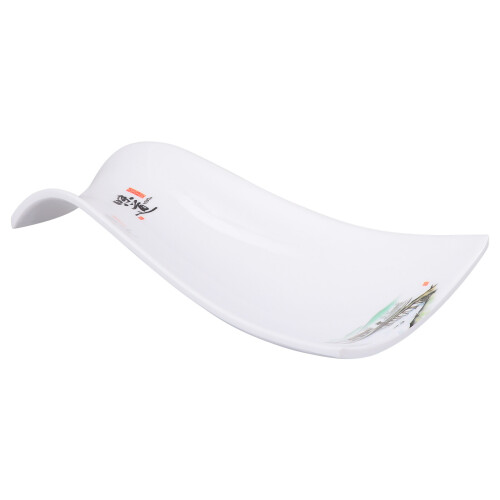 Teaspoon Rest Utensil Holder Durable Spatula Melamine White