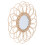Rattan Sunflower Mirror Boho Wall Decor Khaki Circular Makeup Mirrors 7