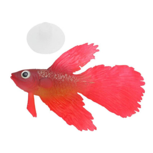Feiona Decor Goldfish Peacoak Jellyfish Σιλικόνης Διακόσμηση Ενυδρείου Τεχνητό Λαμπερό Εφέ Λάμψης