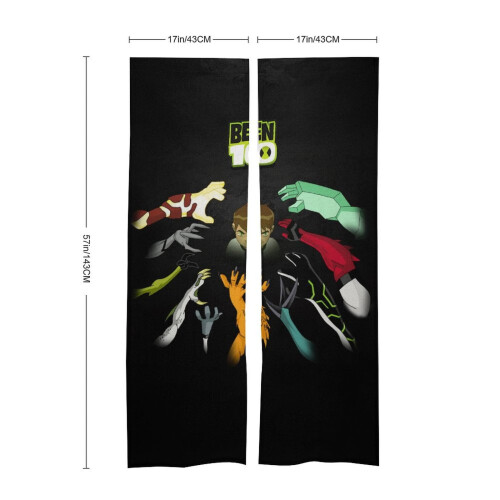 Κουρτίνα Ben10Doorway, Ταπισερί κουρτίνας πόρτας συσκότισης 34x57 ιντσών, κουρτίνα 1