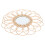 Rattan Sunflower Mirror Boho Wall Decor Khaki Circular Makeup Mirrors 5