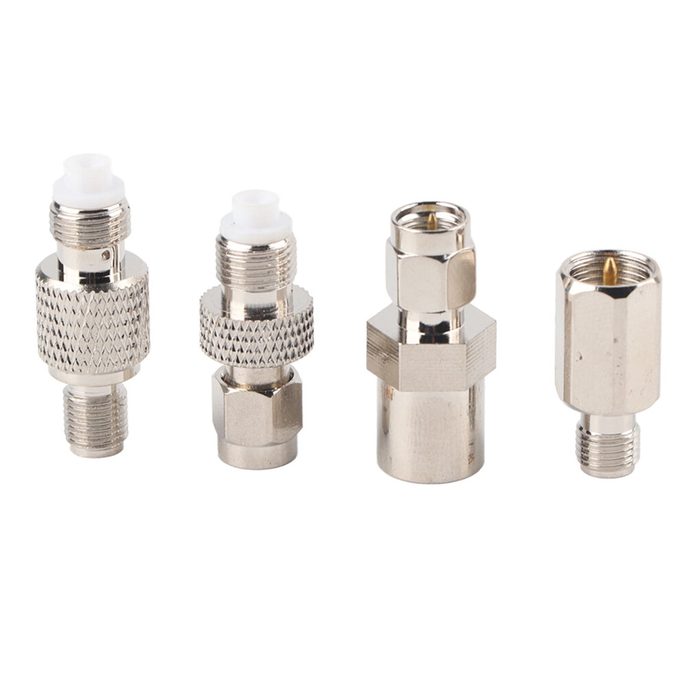 Nikou Conector Fme A Sma, Cable Adaptador Aã©Reo, Convertidor De Antena Coaxial Dab, Latã³N Niquelado, 4 Uds. 9499224628113