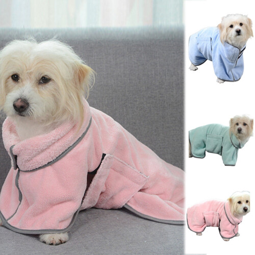 Μπουρνούζι για σκύλους Pet Enjoy Soft, Υπεραπορροφητική πετσέτα μπουρνούζι για σκύλους
