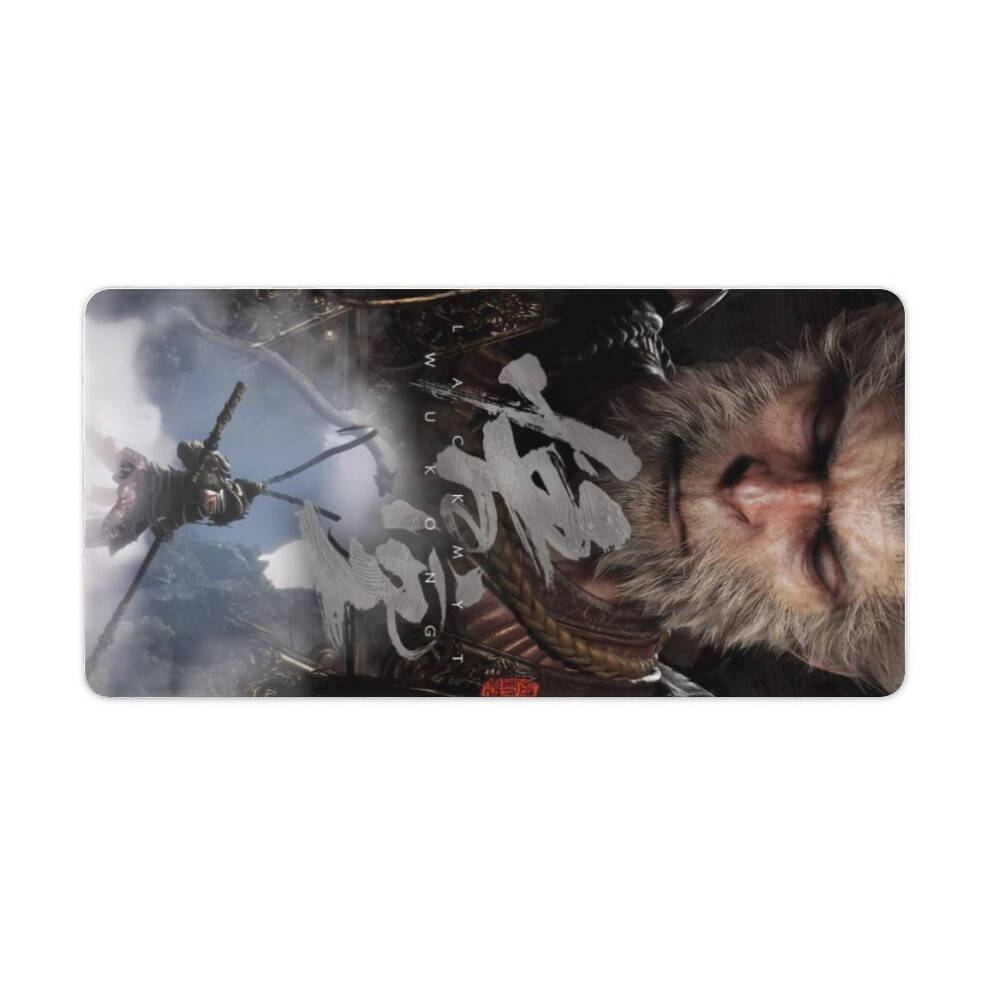 Myth Wukong Mouse Pad Gaming Mouse Mat Cute Mousepad For Office Home Computer Mouse Keyboard 30X60cm Black 9499224628786
