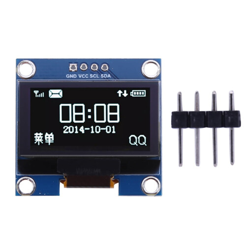 Modulo OLED jixopn da 1,3 pollici, modulo display SPI SSH1106 a 7 pin, display bianco/blu 128x64 per Arduino/Raspberry Pi/BBC