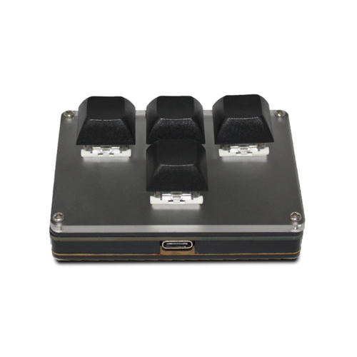 4-Key Wireless Customizable Keyboard 2.4G USB Bluetooth -Mode Key Customization Hot-Swappable Keys 1