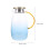 Clear Container with Lid Cold Water Kettle Blue Gradient Explosion-proof Pitcher Glass Jug 6