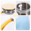 Clear Container with Lid Cold Water Kettle Blue Gradient Explosion-proof Pitcher Glass Jug 2