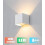 Μοντέρνο Φωτιστικό Τοίχου LED 12W/Εξωτερική Απλίκα Τοίχου, Αδιάβροχο Ρυθμιζόμενης 4