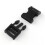 12 pcs. Black snap locks for paracord etc. 2