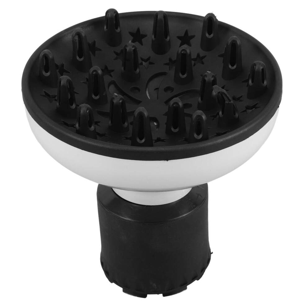 Universal Hair Dryer Diffuser Attachment with Adjustable Airflow Control, Large Hood for Curly Hair