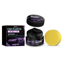Car plastic restorer for faded trim Revitalizes interior & exterior plastic. New car look