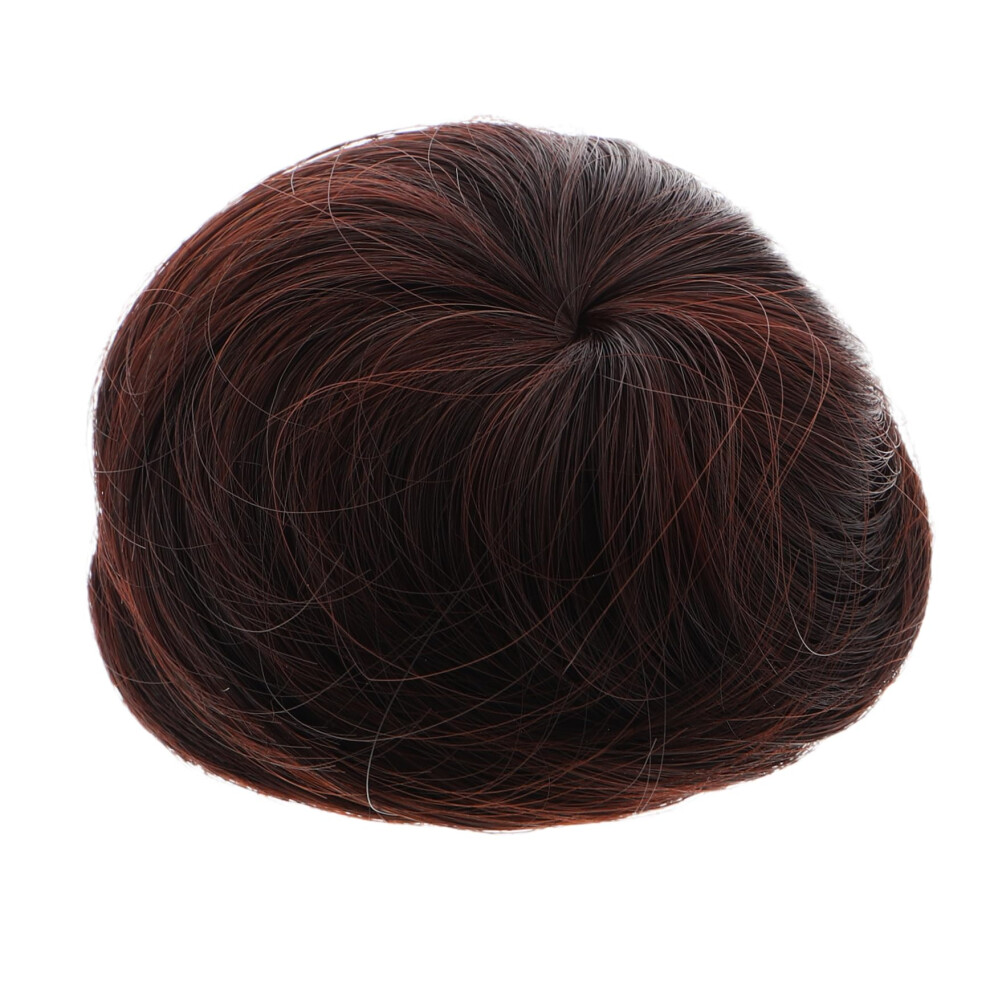 Unisex Hair Bun Maker For Women Synthetic Donut Hairpiece Chignon Tool For Bridal Elegant Updo Styling