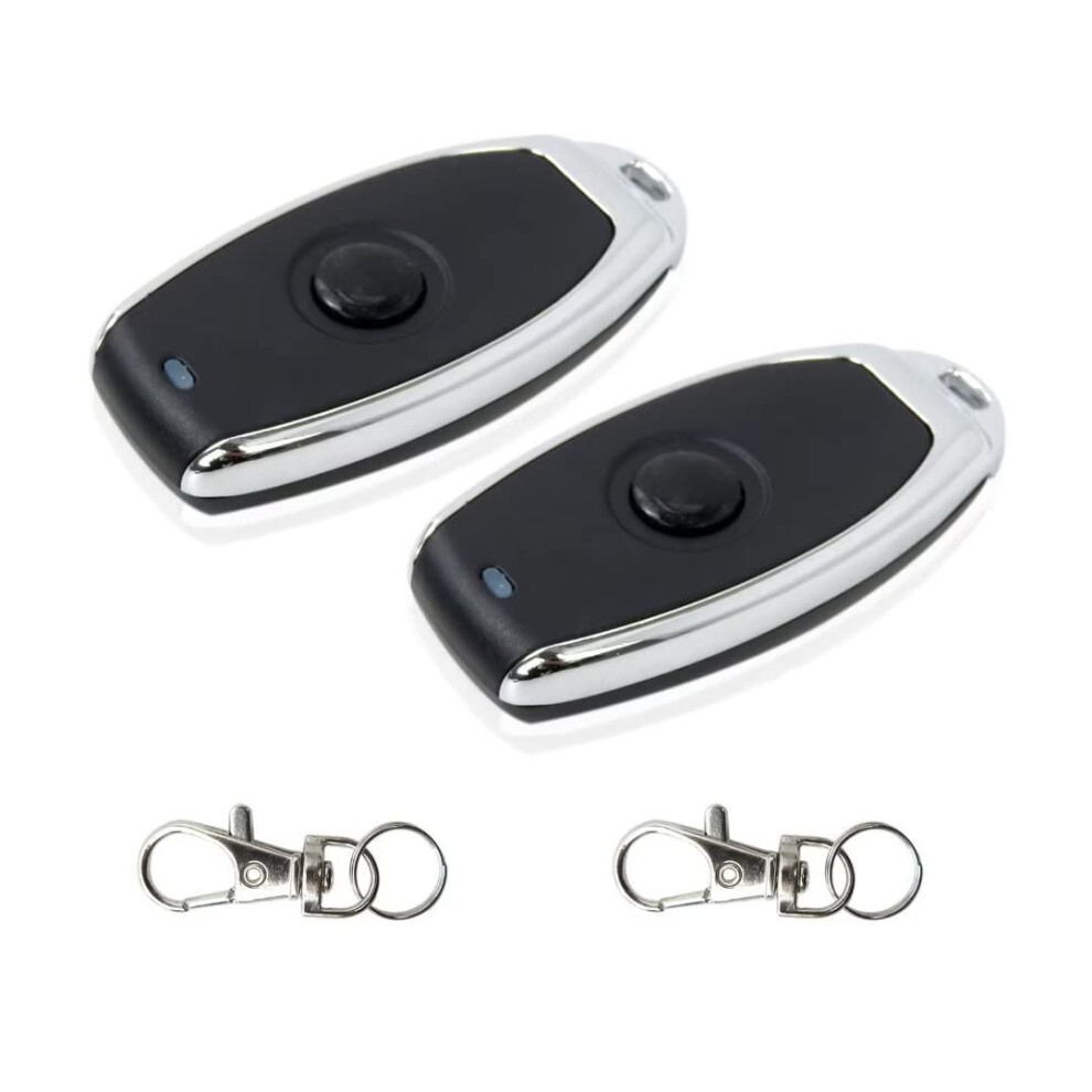 Garage Door Opener Remote 2 Pack For Liftmaster Chamberlain Sears With Visor Clip And Easy Programming 9099447379887