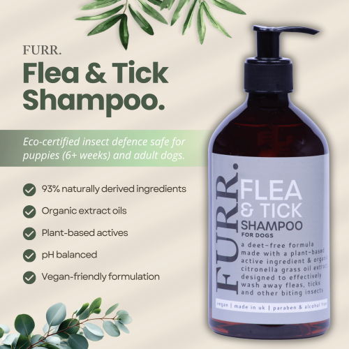 FURR Flea and Tick Dog Shampoo 500ml 1