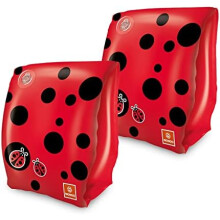 Mondo Toys Lady Bug Arm Bands Kids Swimming Safety Arm Floaties PVC Material for Children 2-6 Years 6-20 kg 16853
