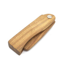 Beard Comb Wooden Folding Grooming Tool for Men Compact TravelFriendly Dual Hair Beard Use