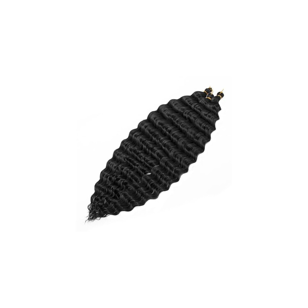 Crochet Braiding Hair 18 Inch Ocean Wave Passion Twist Synthetic Bundles for Black Women
