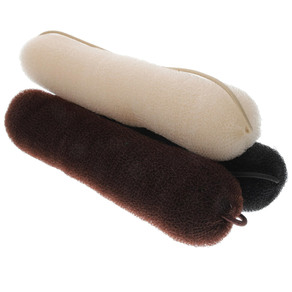 3Pcs Hair Bun Maker Set for Women, Easy Donut Bun Styling Tool for Thin Hair and Everyday Use