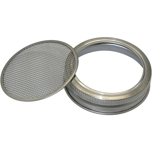 Jar Flower Arrangement Grid Lid Insert Metal Ring Bracket for Canning Vases 2