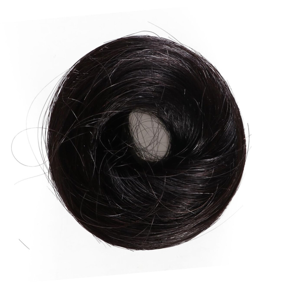 Synthetic Hair Bun Extension Chignon Hairpiece for Women Updos Natural Straight Style
