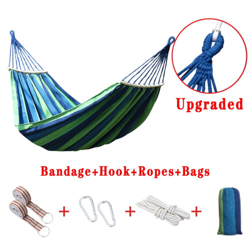 WinysinComfort Durability Yard Ριγέ Κρεμαστή Καρέκλα Μεγάλες Αιώρες 200X100CM