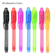 Stylo à encre invisible avec lampe UV - Activité ludique et divertissante - Cadeaux de fête - Friandises de Noël pour enfants et adultes