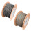 2 Ρολά 1 χιλ. X32 γιάρδες κορδόνι από βαμβακερό σχοινί για βραχιόλι, κοσμήματα, 1